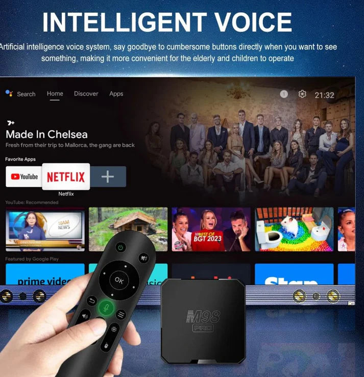 TV Stick Mini TV Stick Android 13 Allwinner H618 Quad Core Anti-shake With Remote Control TV Box